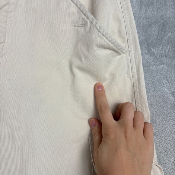 Polo Jeans Co Ralph Lauren Women Cargo Pants Beige Size 28 Utility Casual Y2K - Picture 9 of 10